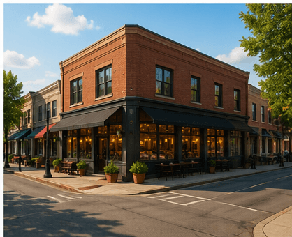 Corner restaurant